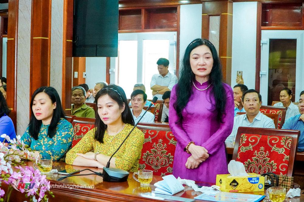 Bà Trần Thị Mai Hương -  Phó Vụ trưởng Vụ Quan hệ Quốc tế, Văn phòng Chính phủ phát biểu tại buổi lễ.