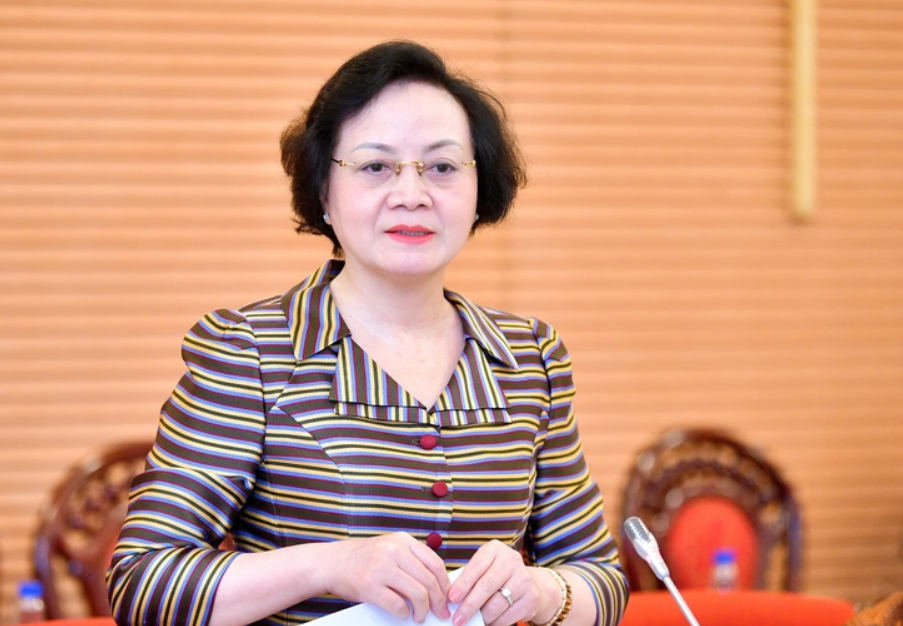 Bộ trưởng Bộ Nội vụ Phạm Thị Thanh Trà - Ảnh: GIA HÂN

