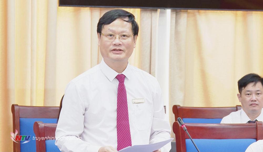 Giám đốc Sở Khoa học và Công nghệ Nguyễn Quý Linh phát biểu tại buổi lễ.