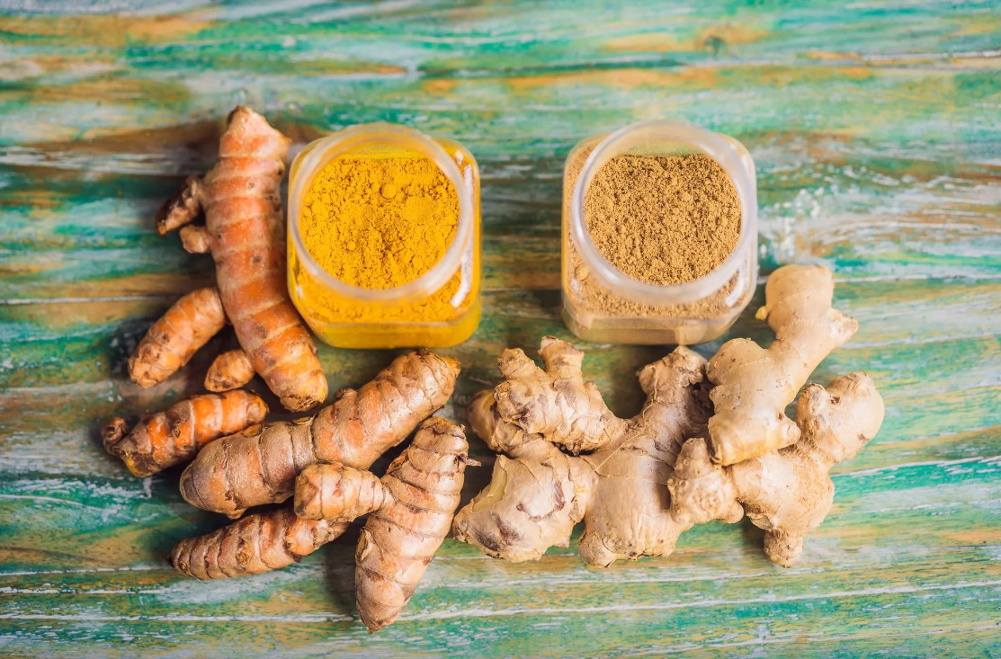 Nghệ và gừng có những thành phần hữu ích không ngờ trong lĩnh vực cấy ghép xương. Ảnh minh họa: Premier Search Labs