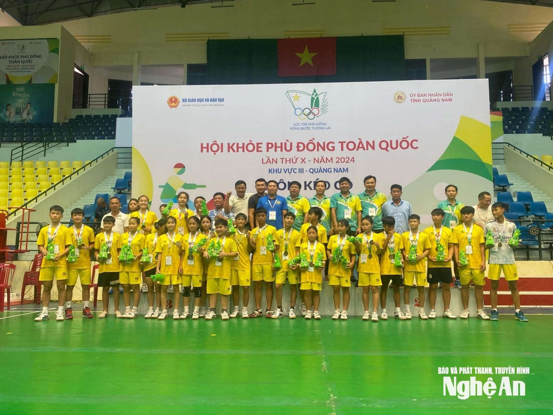 Học sinh đạt giải tại Hội khỏe Phù Đổng toàn quốc sẽ được tuyển thẳng vào lớp 10. Ảnh: Tư liệu