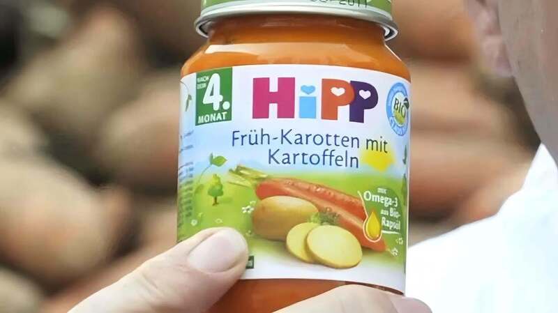 Sản phẩm hỗn hợp cà rốt với khoai tây HiPP bị thu hồi.