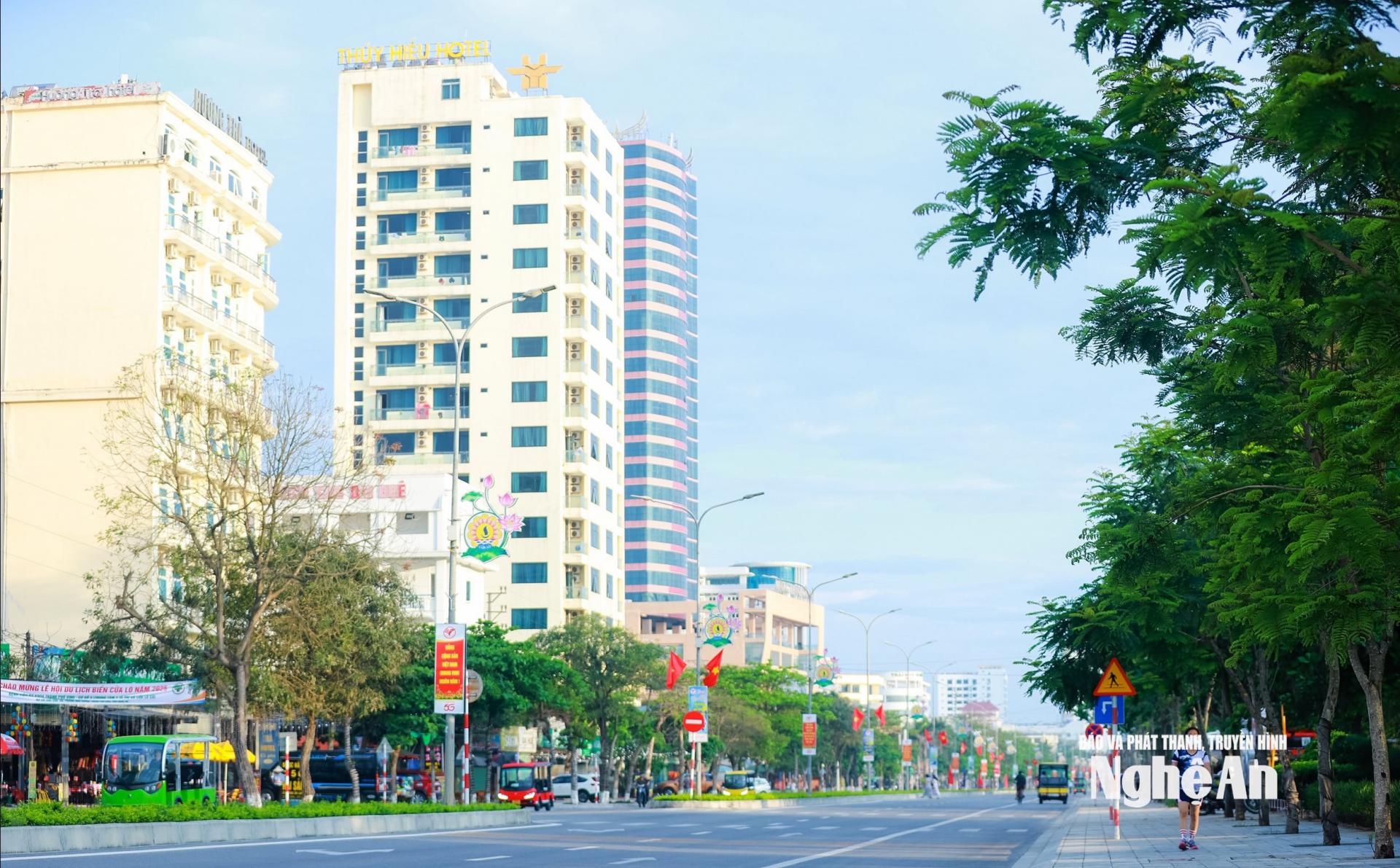 Một góc phường Cửa Lò, tỉnh Nghệ An. Ảnh: Thành Duy