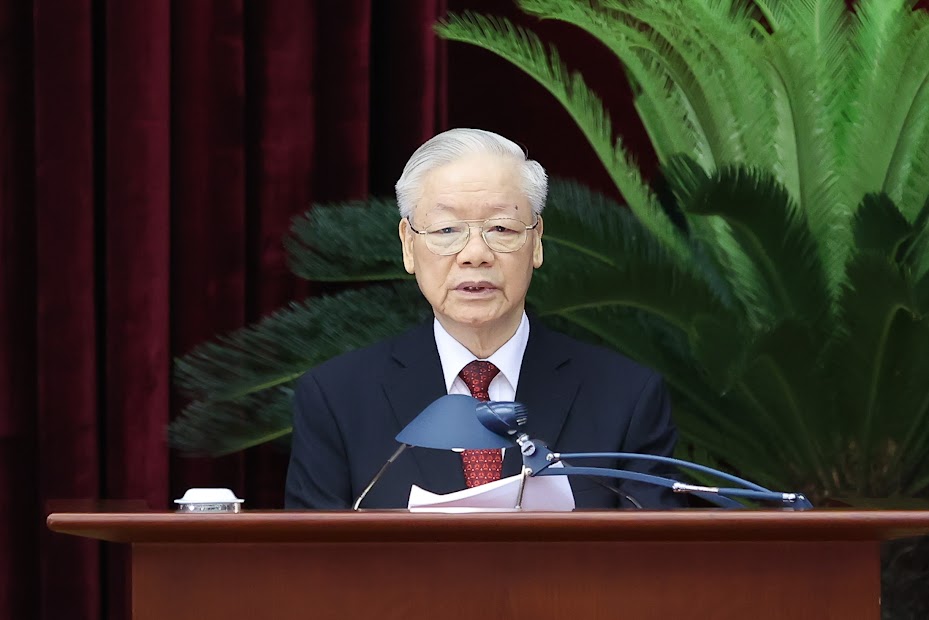 Tổng Bí thư Nguyễn Phú Trọng: Kiên quyết không để xảy ra vi phạm hoặc lợi dụng việc lấy phiếu tín nhiệm để gây chia rẽ, làm mất đoàn kết nội bộ.