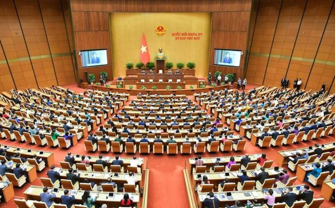 Quang cảnh phiên họp Quốc hội sáng 20-5