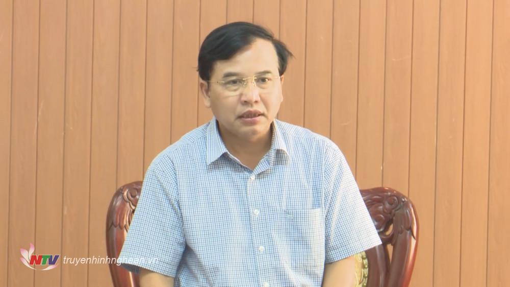 Phó Chủ tịch HĐND tỉnh Nguyễn Như Khôi phát biểu kết luận buổi làm việc.
