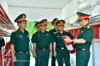 Thanh tra công tác an toàn vệ sinh lao động tại Bộ CHQS tỉnh Nghệ An