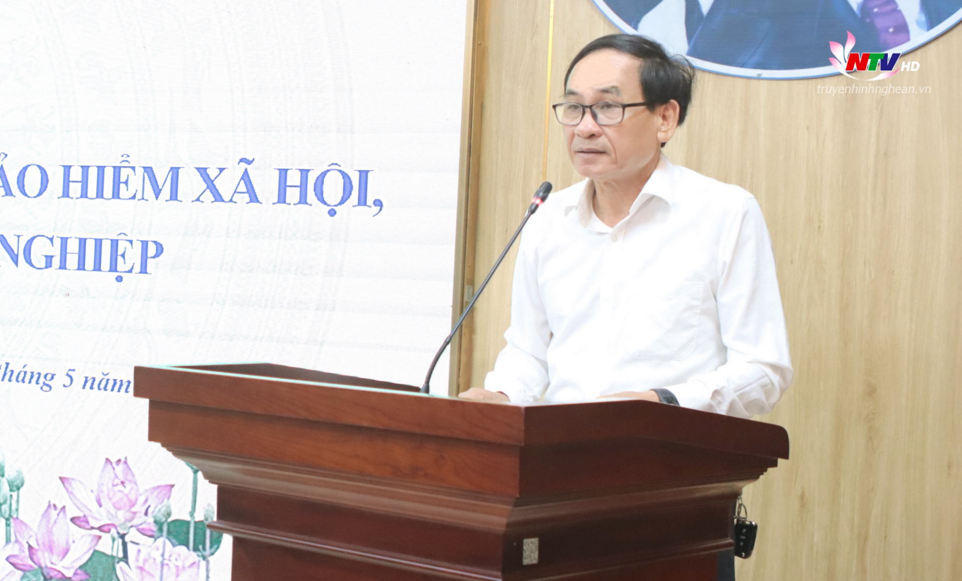 Đồng chí Võ Văn Dũng – Ủy viên Ban Chấp hành Đảng bộ tỉnh, Phó Trưởng ban Tuyên giáo và Dân vận Tỉnh ủy phát động Cuộc thi trực tuyến Tìm hiểu Luật Bảo hiểm xã hội, Bảo hiểm y tế, Bảo hiểm thất nghiệp năm 2025.