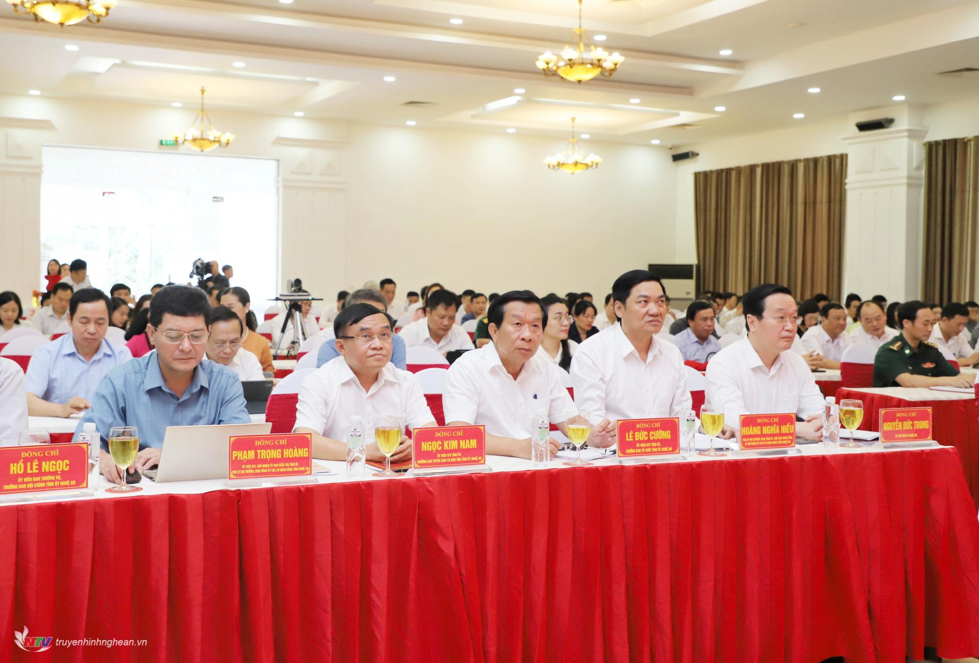 Toàn cảnh hội nghị tại điểm cầu cấp tỉnh.