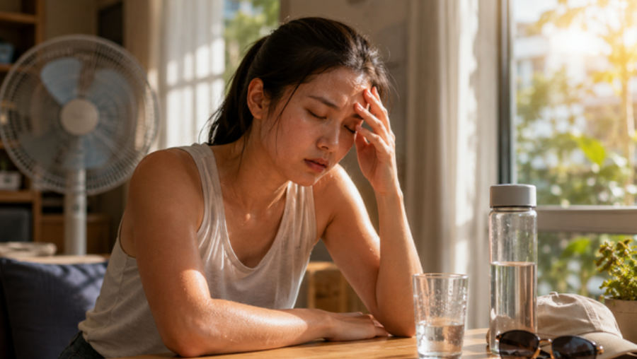 Đau đầu trong ngày nắng nóng thường liên quan mất nước, thiếu ngủ hoặc đi nắng lâu, nhưng cần theo dõi triệu chứng đi kèm để tránh bỏ sót nguy cơ.