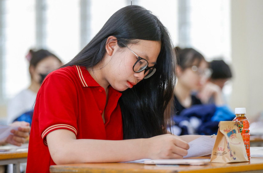 Thí sinh dự thi tốt nghiệp THPT các năm trước. Ảnh: Phạm Hải