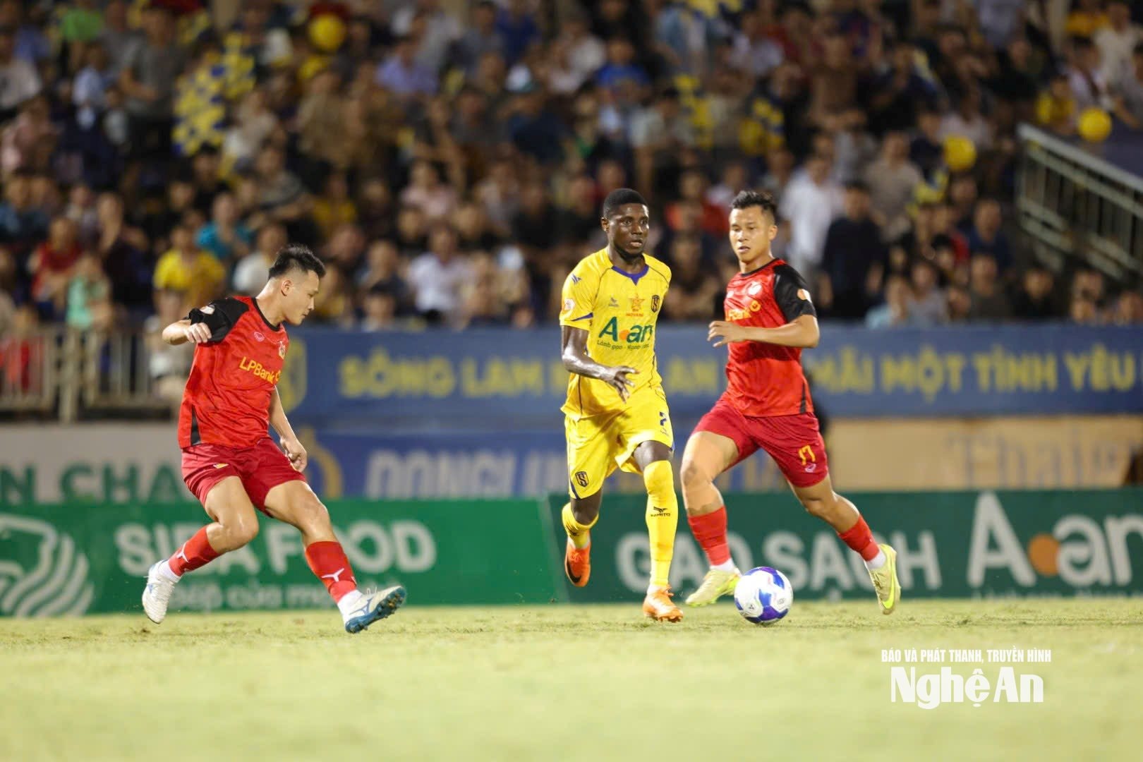 SLNA đang ở trong chuỗi ngày đầy khó khăn. Ảnh: Xuân Thủy