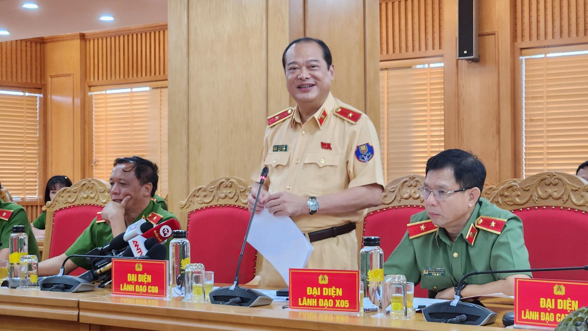 Thiếu tướng Lê Xuân Đức, Cục phó Cục CSGT. Ảnh: Đoàn Bổng 