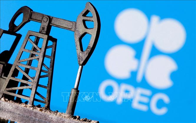 Hình ảnh 3D về biểu tượng Tổ chức Các nước xuất khẩu dầu mỏ (OPEC). 