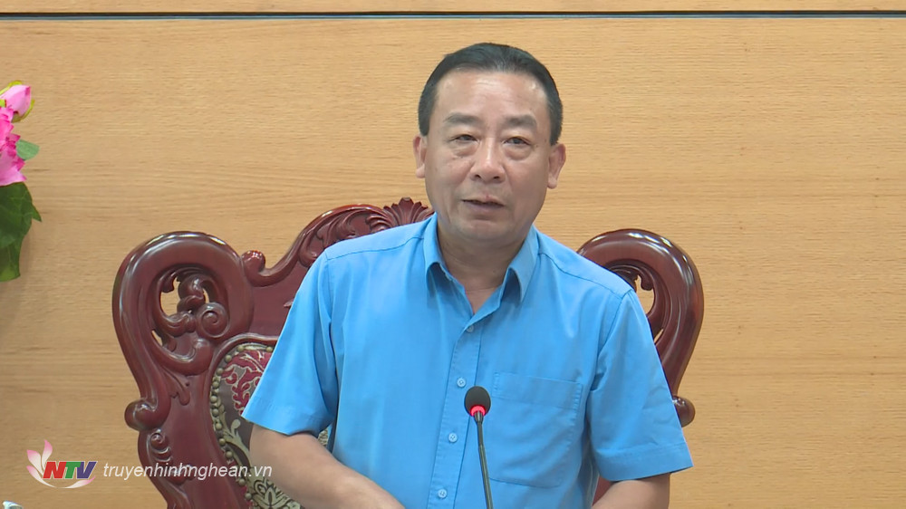 Phó Chủ tịch UBND tỉnh Nguyễn Văn Đệ phát biểu kết luận