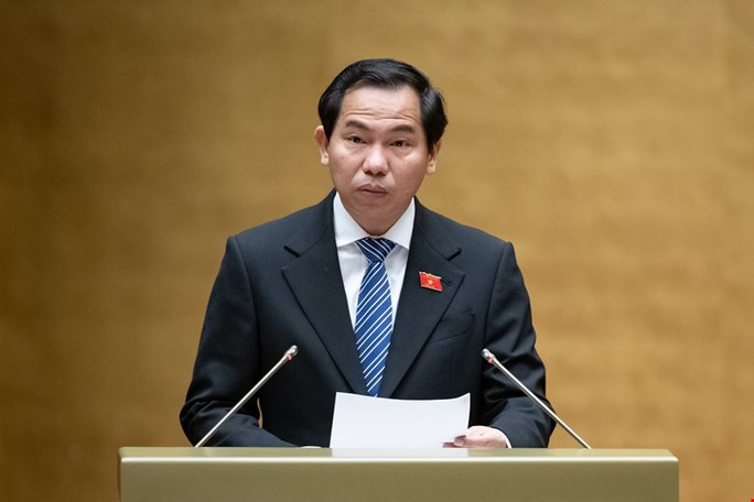 Chủ nhiệm Ủy ban Tài chính ngân sách Lê Quang Mạnh.  
