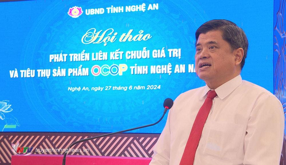 Thứ trưởng Bộ NN&PTNT Trần Thanh Nam phát biểu tại hội thảo.