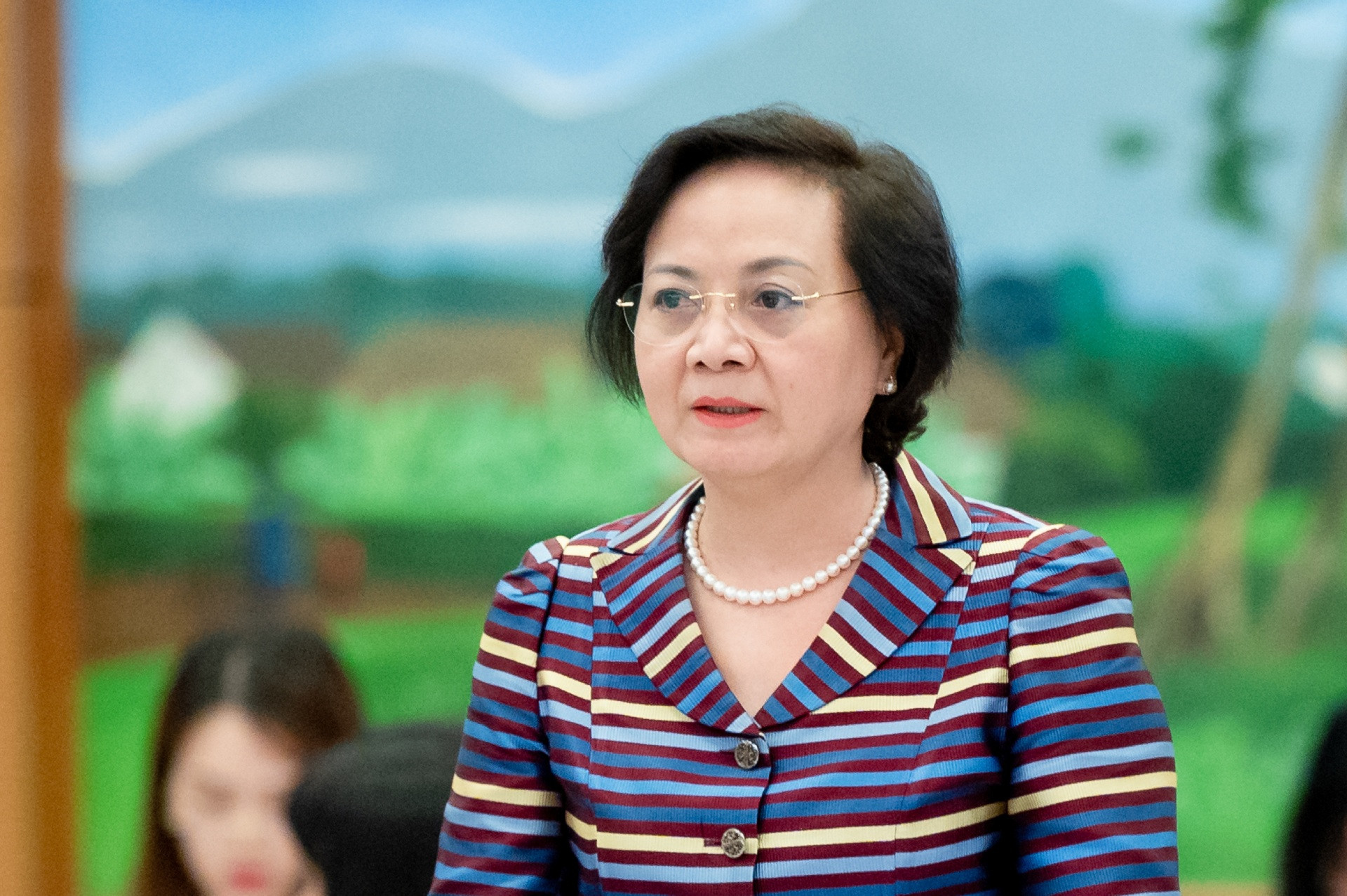 Bộ trưởng Nội vụ Phạm Thị Thanh Trà. Ảnh: Quốc hội