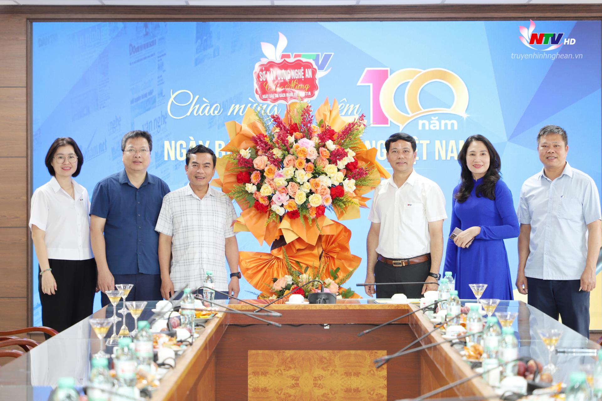 Sở Xây dựng chúc mừng Đài nhân kỷ niệm 100 năm ngày Báo chí Cách mạng Việt Nam.