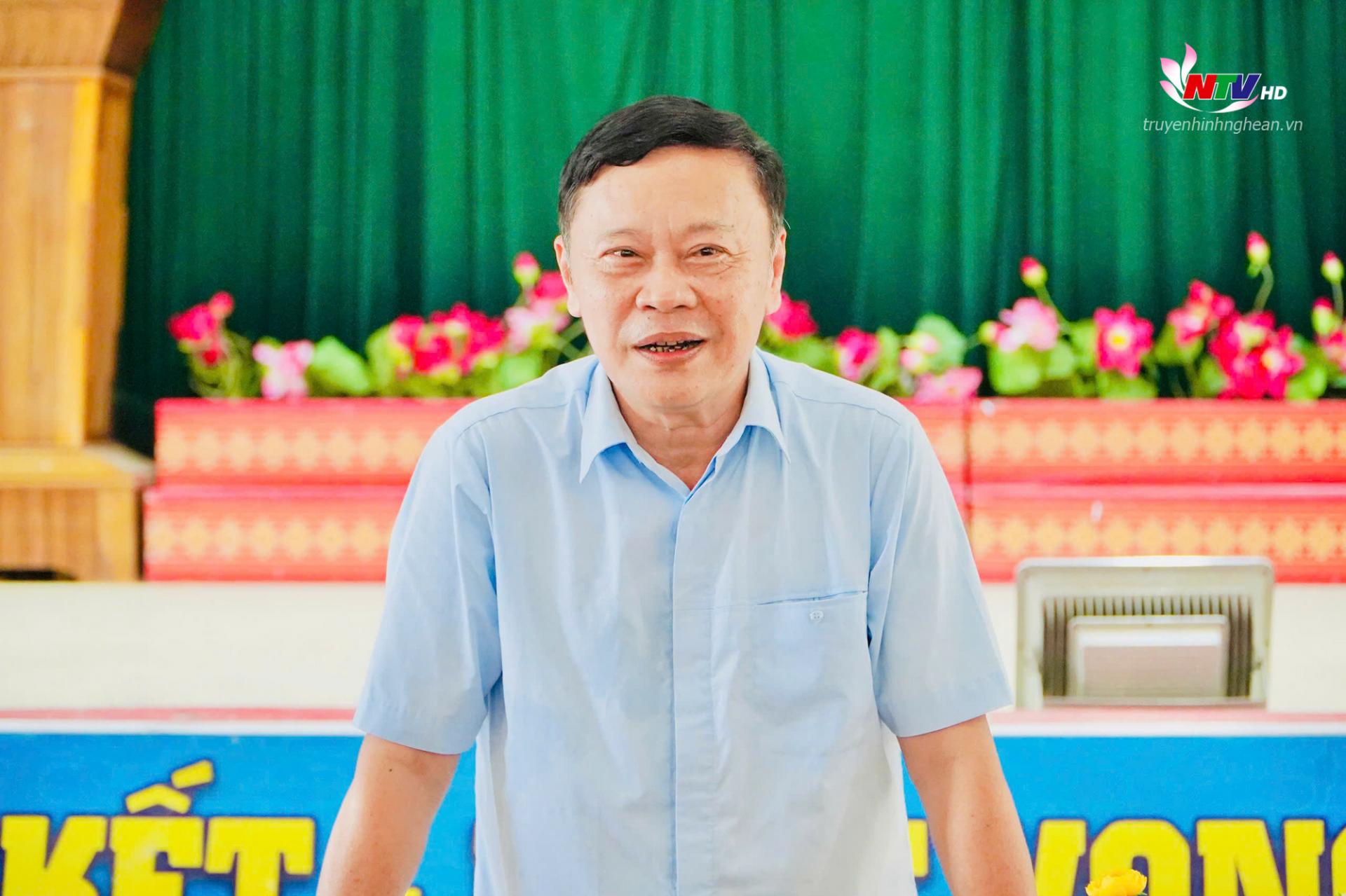 Bí thư Huyện uỷ, Chủ tịch HĐND huyện Bùi Thanh Bảo phát biểu tại buổi lễ