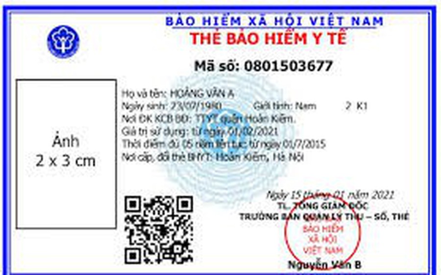 Từ 1-6, thẻ BHYT điện tử chính thức thay thẻ giấy