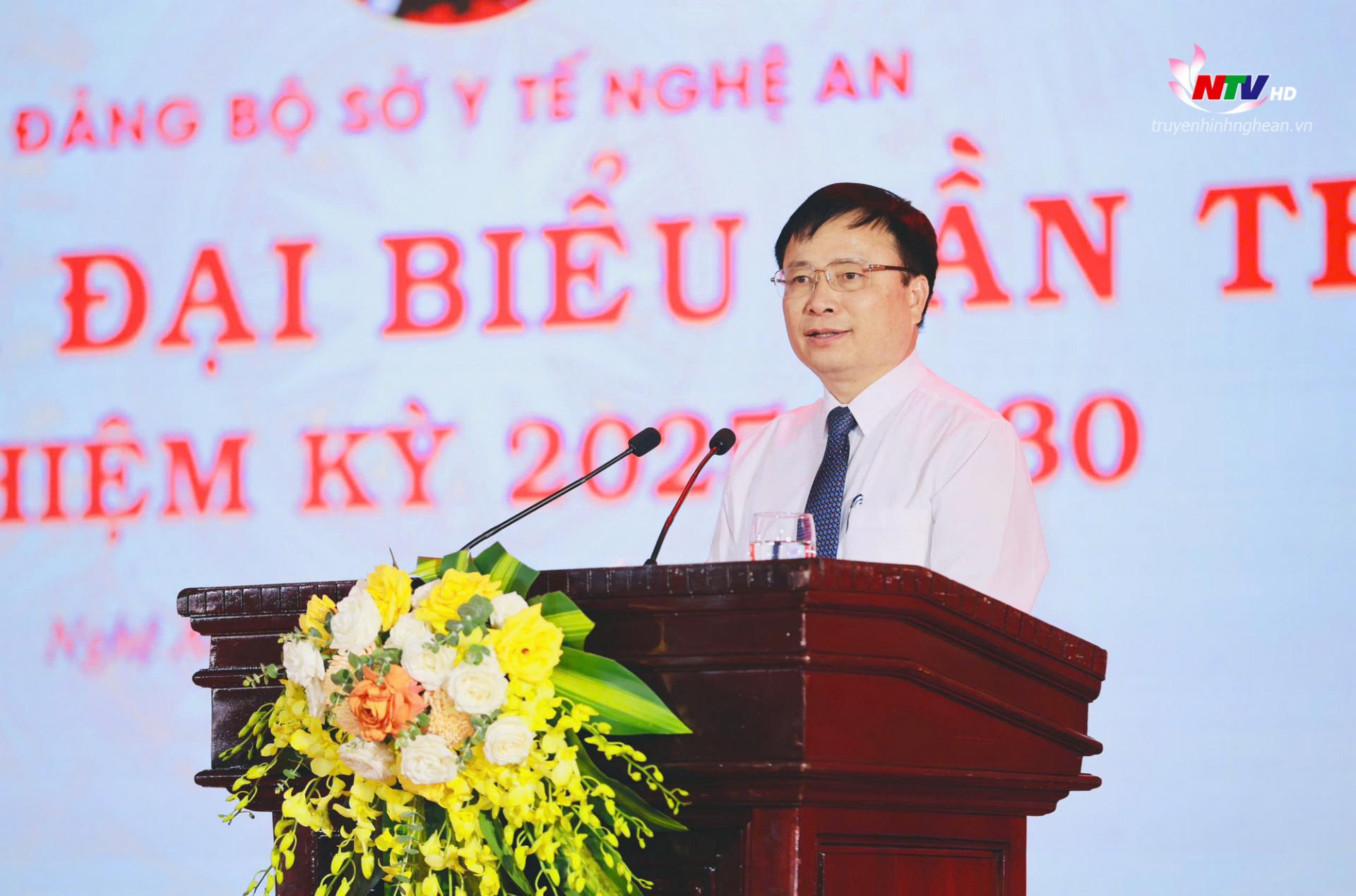 Phó Chủ tịch UBND tỉnh Bùi Đình Long phát biểu chỉ đạo tại Đại hội.