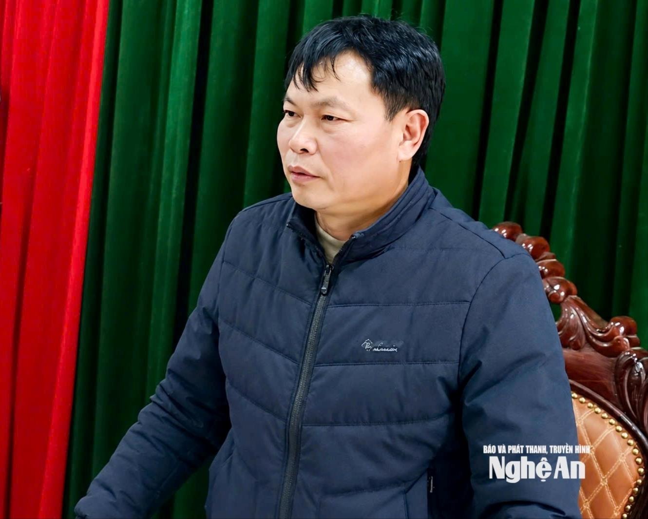Ông Lữ Văn Đương khi đang giữ chức Phó Chủ tịch UBND xã Sơn Lâm. Ảnh: CTV