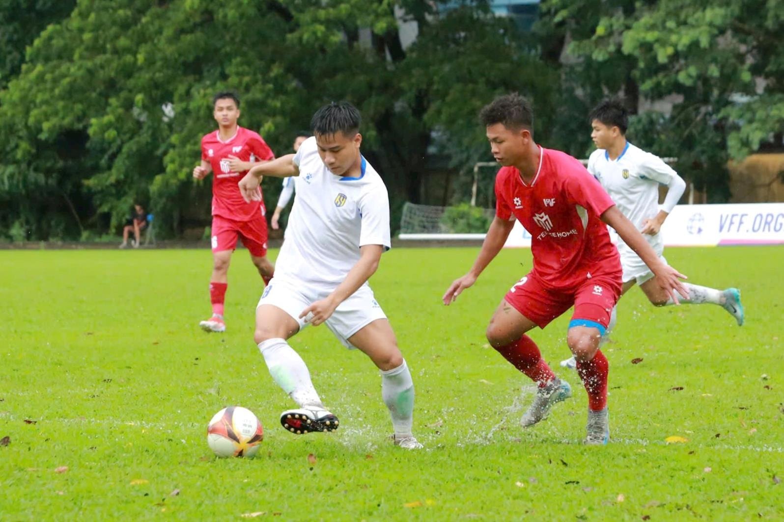 U21 SLNA sở hữu nhiều cầu thủ giàu kinh nghiệm. Ảnh tư liệu