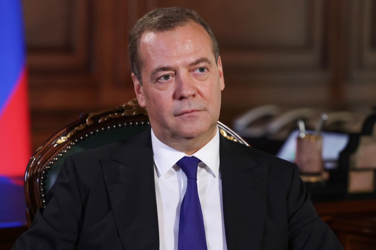 Phó Chủ tịch Hội đồng An ninh nga Dmitry Medvedev. Ảnh: Hãng thông tấn TASS