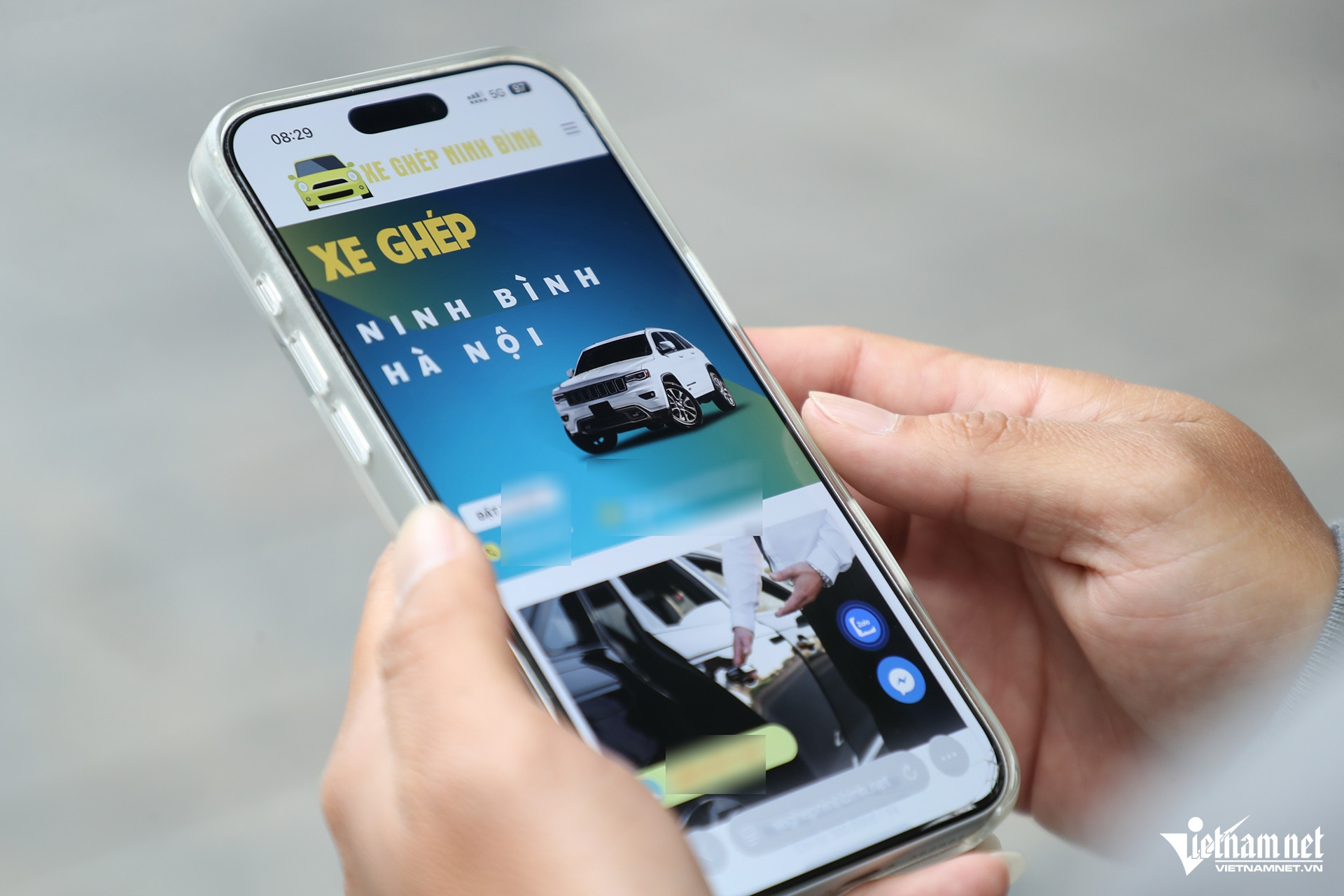 Lực lượng chức năng mạnh tay xử lý với xe dù, xe hợp đồng trá hình. Ảnh: Đình Hiếu