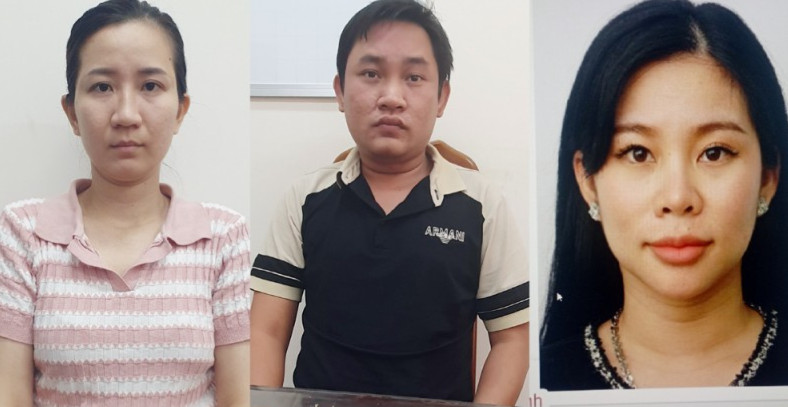 Ba đối tượng người Việt Nam vừa bị tạm giữ hình sự để điều tra
