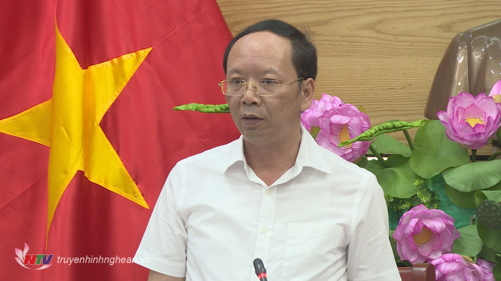 Phó Chủ tịch UBND tỉnh Bùi Thanh An phát biểu kết luận phiên họp.