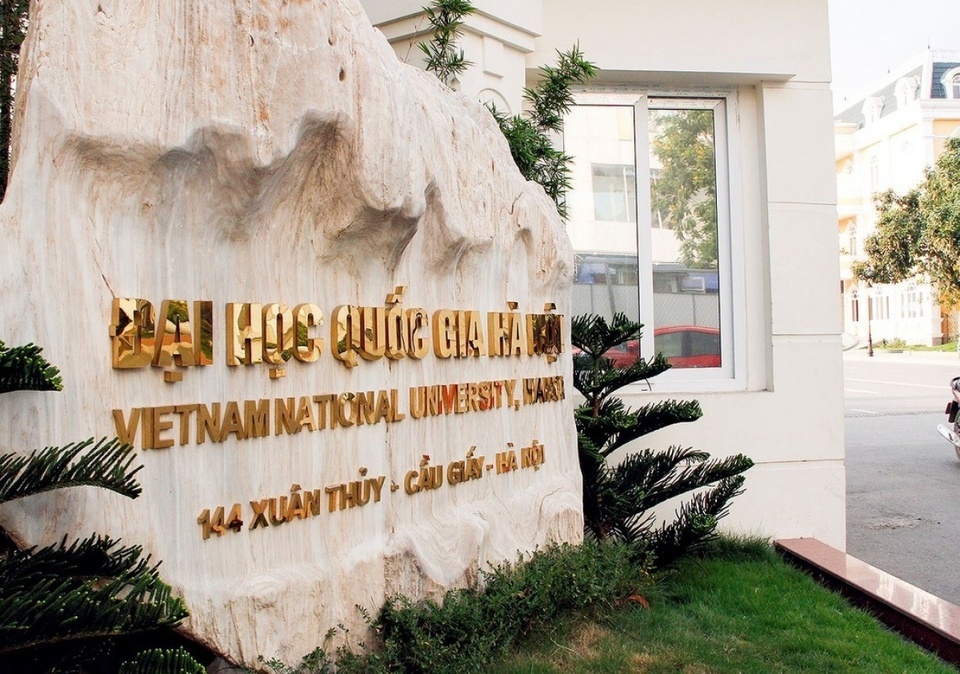 Đại học Quốc gia Hà Nội lọt top đại học trẻ hàng đầu của THE. Ảnh: VNU.