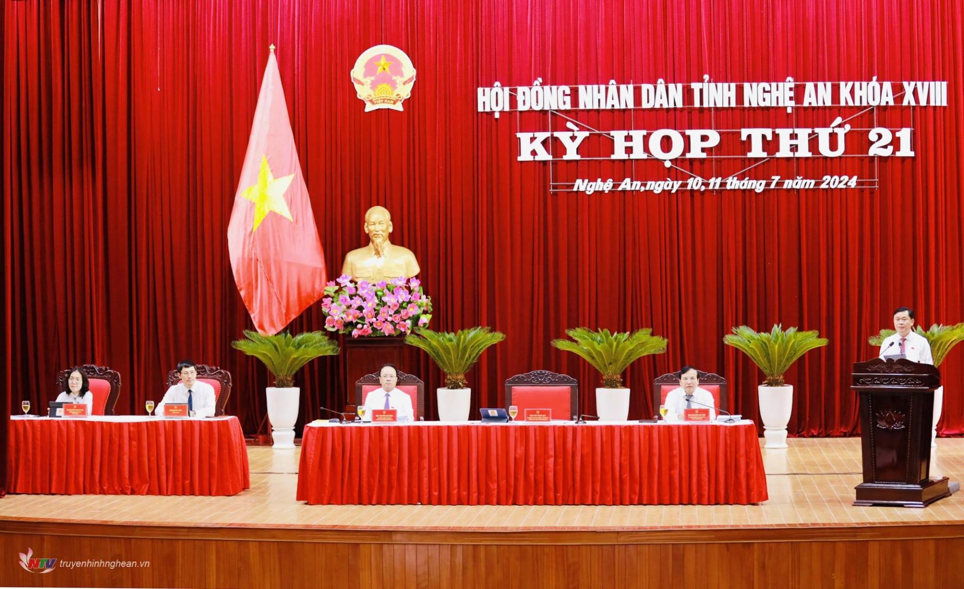 Toàn cảnh khai mạc kỳ họp.