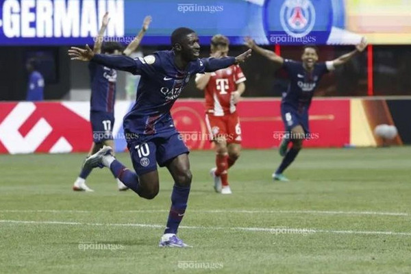 Dembele nếu tỏa sáng ở chung kết Club World Cup là điểm cộng lớn cho danh hiệu Quả bóng vàng. Ảnh: EPA.