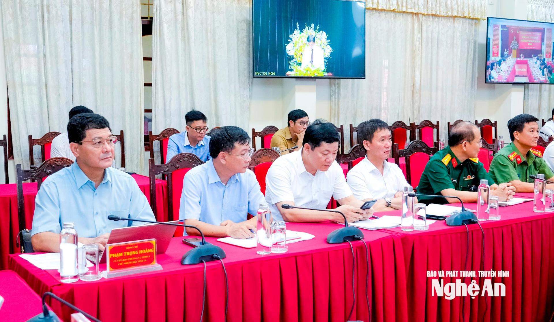 Các đại biểu tham dự hội nghị tập huấn nghiệp vụ công tác kiểm tra, giám sát năm 2025. 