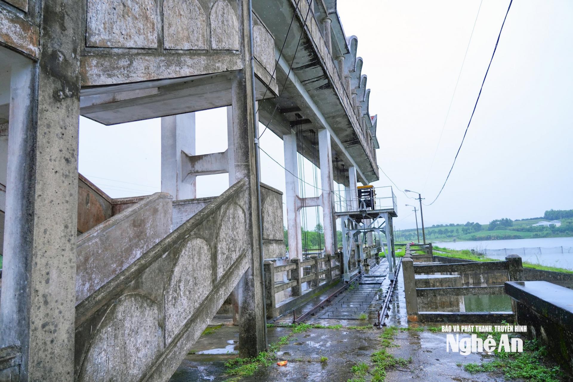 Hồ Sông Sào được xây dựng từ năm 1999. Ảnh: Thanh Lê