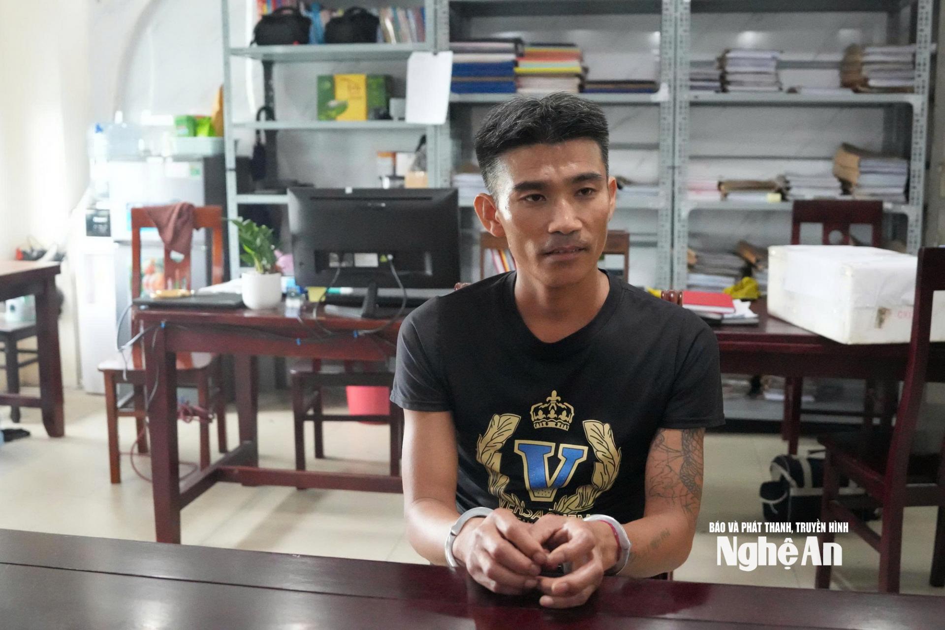 Hà Văn Thìn, đối tượng cầm đầu đường dây vận chuyển trái phép chất ma túy.