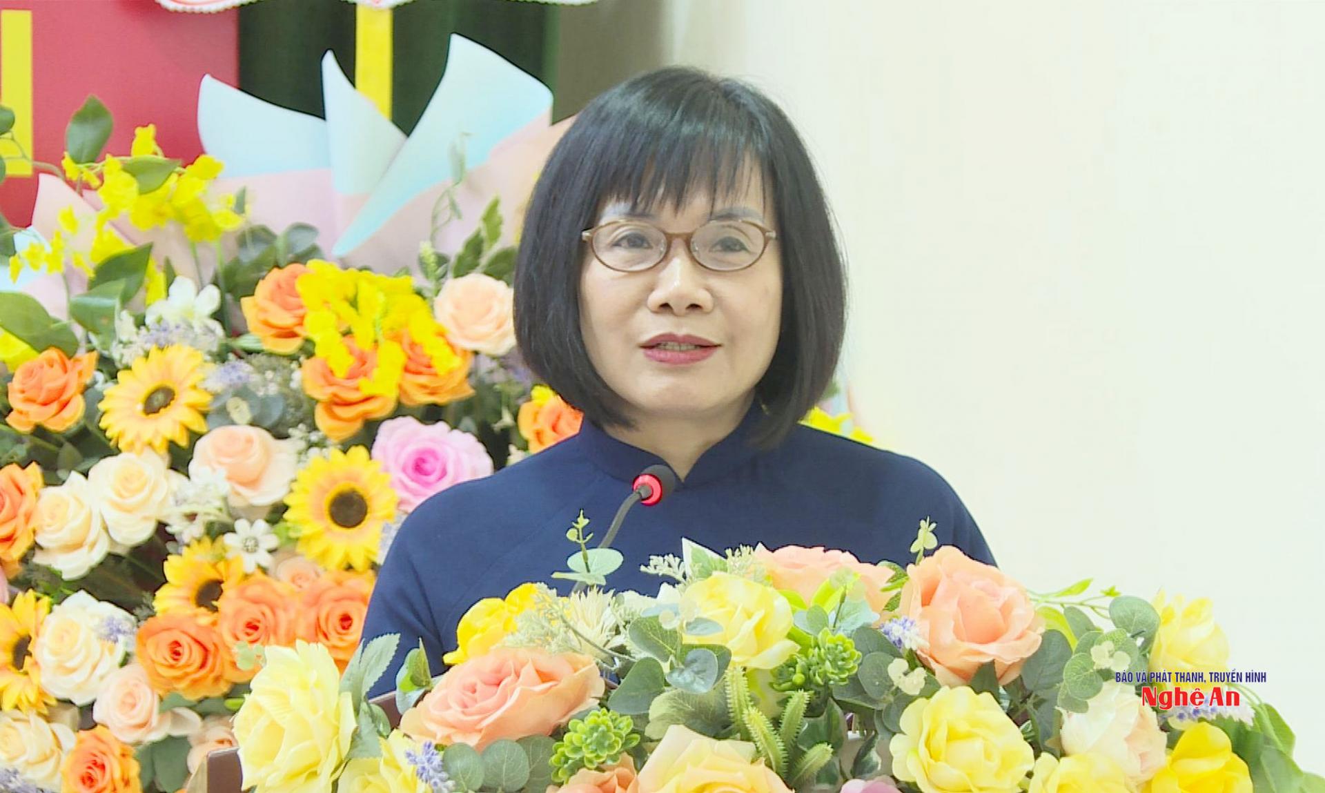 Thứ trưởng Bộ Tư pháp Đặng Hoàng Oanh phát biểu tại buổi lễ.