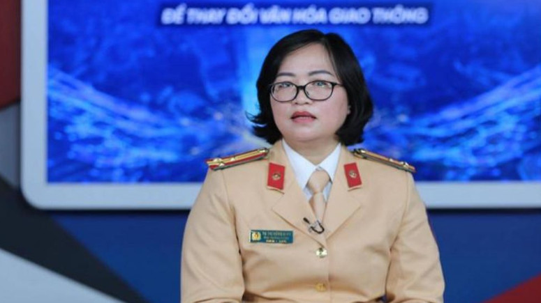 Thượng tá Tạ Thị Hồng Minh, Phó trưởng phòng Hướng dẫn, tuyên truyền và điều tra, giải quyết tai nạn giao thông, Cục Cảnh sát giao thông (Bộ Công an).