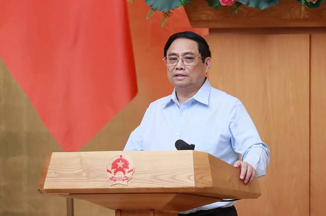 Thủ tướng Phạm Minh Chính phát biểu kết luận phiên họp Chính phủ thường kỳ