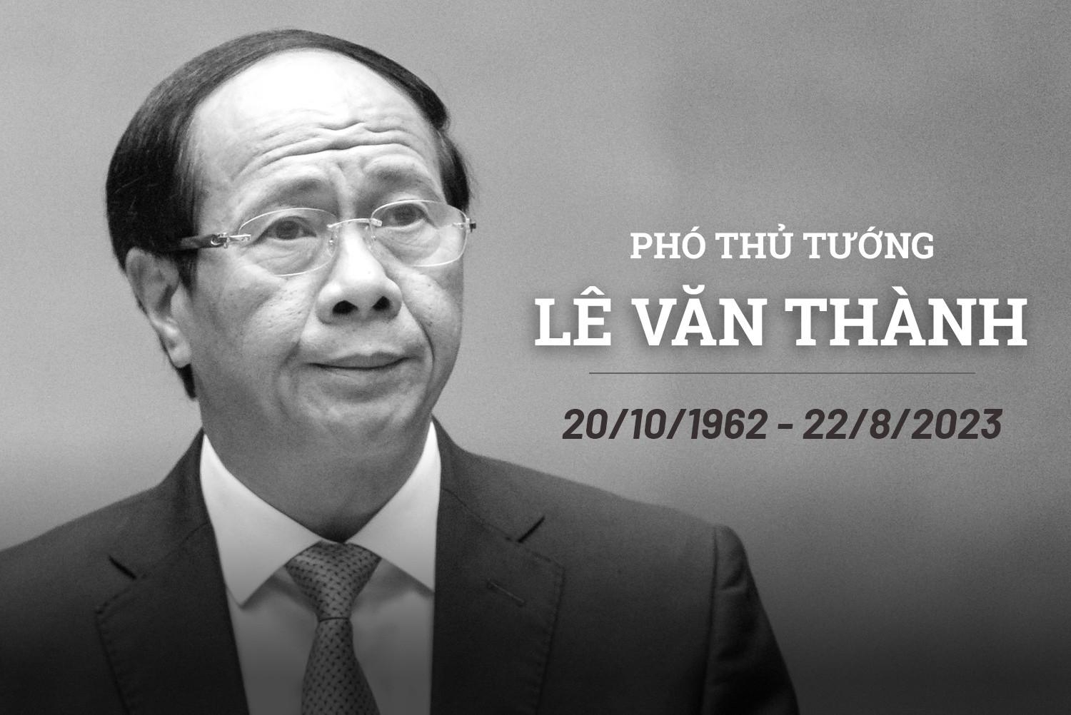 Phó Thủ tướng Lê Văn Thành hưởng dương 61 tuổi
