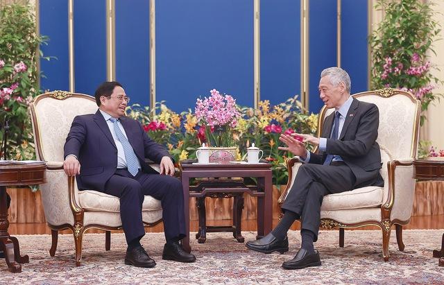 Trong chuyến thăm của Thủ tướng Phạm Minh Chính tới Singapore vào tháng 2/2023, hai Thủ tướng nhất trí tăng cường tin cậy chính trị, duy trì trao đổi, tiếp xúc cấp cao và các cấp, trên tất cả các kênh.