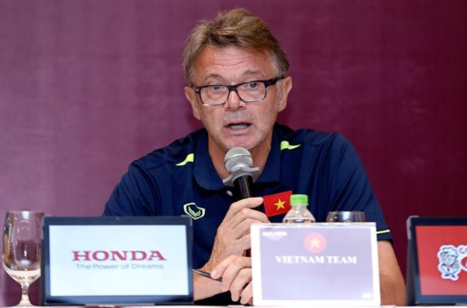 HLV Troussier tin tưởng vào quá trình chuẩn bị chu đáo cho vòng loại U-23 châu Á của đội tuyển U-23 Việt Nam với quyết tâm giành suất đi vòng chung kết sang năm tại Qatar. Ảnh: VFF.