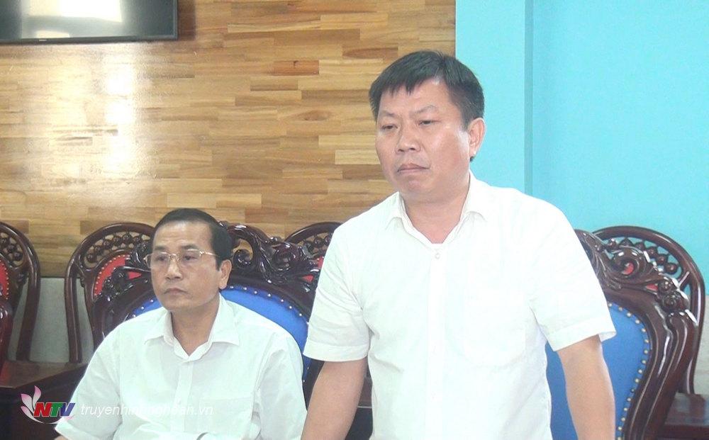 Ông Võ Tiến Sỹ, Chủ tịch UBND huyện Nghĩa Đàn làm rõ thêm các vấn đề mà đoàn giám sát quan tâm