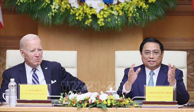 Thủ tướng Phạm Minh Chính phát biểu tại Hội nghị cấp cao Việt Nam - Hoa Kỳ về Đổi mới sáng tạo và Đầu tư