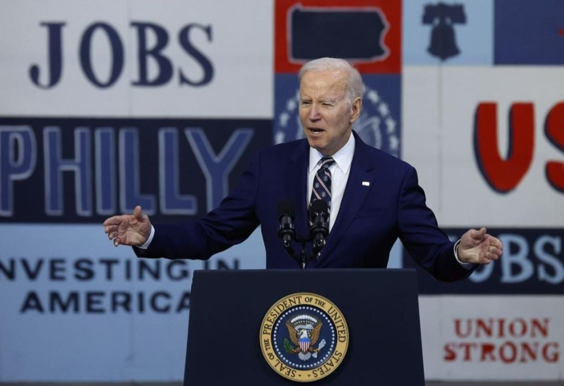 Tổng thống Biden khởi động chiến dịch tranh cử 2024 tại bang chiến trường Pensylvania. Ảnh: Post Gazette