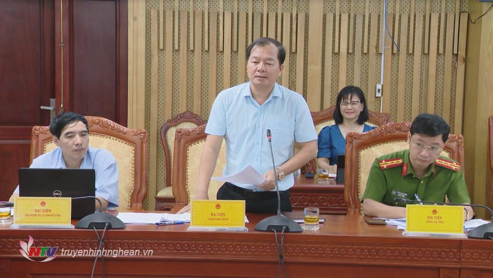 Phó Giám đốc Sở GTVT Nguyễn Đức An phát biểu tại hội nghị