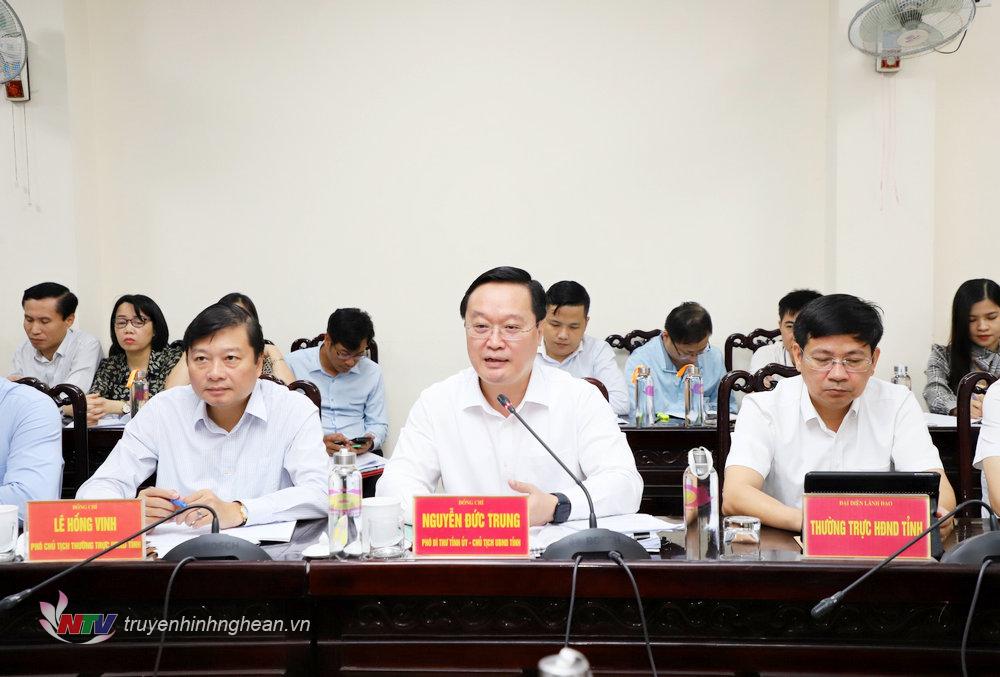 Chủ tịch UBND tỉnh Nguyễn Đức Trung kết luận phiên tiếp dân.