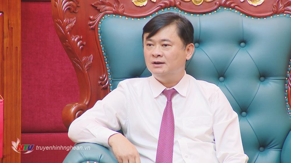 Bí thư Tỉnh uỷ, Chủ tịch HĐND tỉnh Thái Thanh Quý chia sẻ những kết quả đạt được của tỉnh Nghệ An.